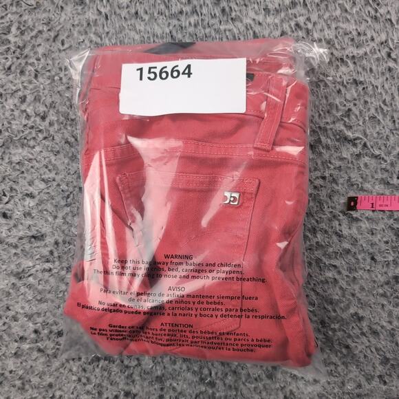 Joes Jeans Women 29 Pink Rocker Stretch Mid Rise Skinny Fit Denim Distressed - Picture 9 of 9